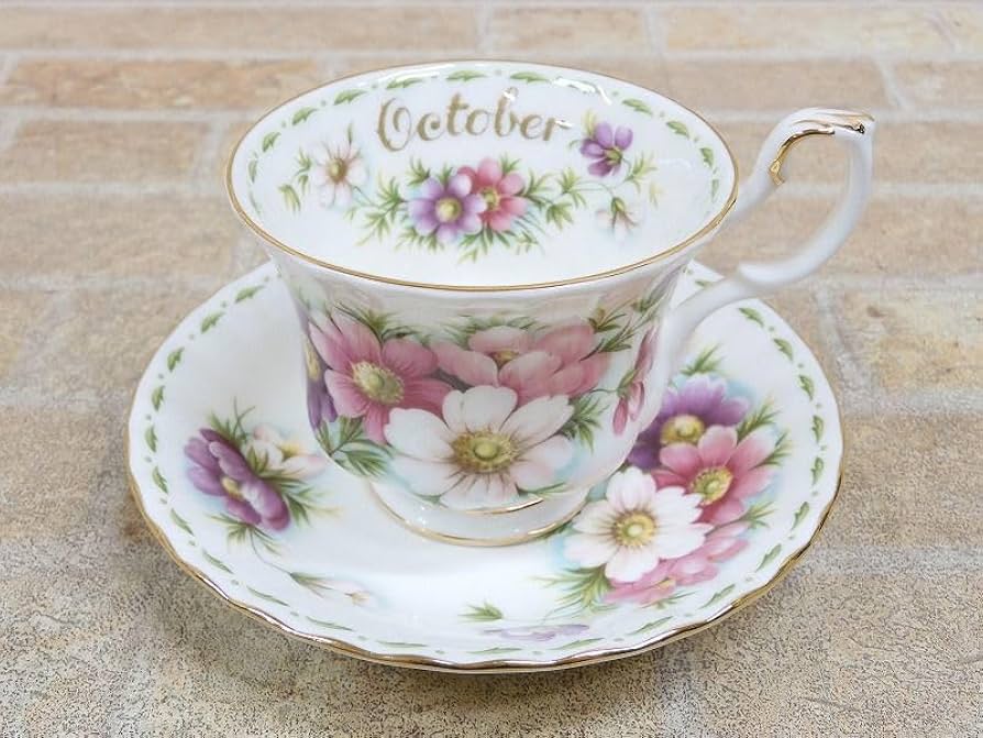 ロイヤルアルバート　フラワー・オブ・ザ・マンスシリーズ　アネモネ　陶器製花　陶花 ロイヤルアルバート・フラワーオブザマンス シリーズ ”March